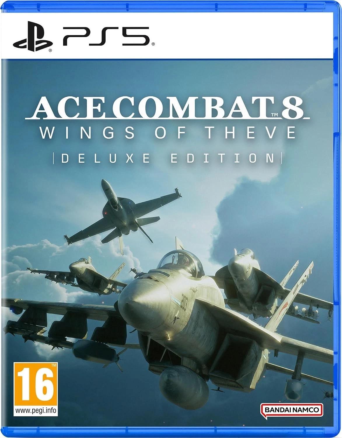 Carátula de Ace Combat 8: Wings Of Theve Deluxe Edition (Import) para PS5 (edición PAL España)