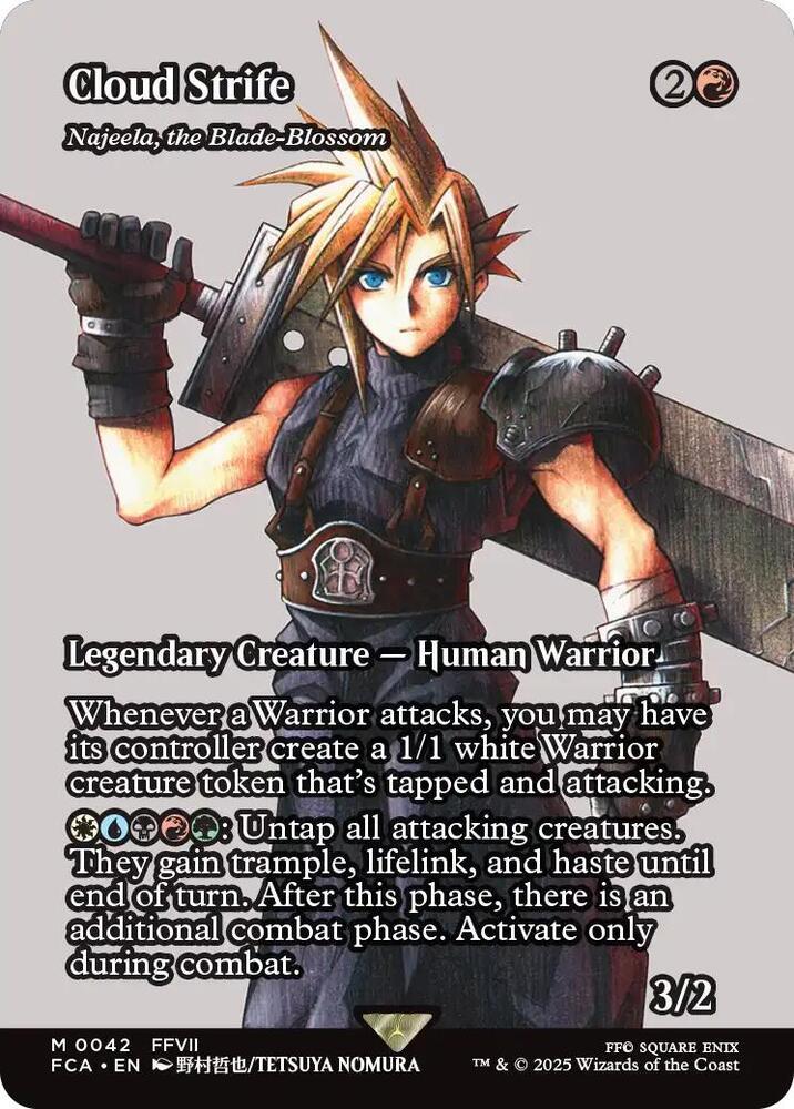 【継承史Foil】クラウド・ストライフ/Cloud Strife PSA10 Cloud Strife [Foil] #42 Prices | Magic Final Fantasy Through the
