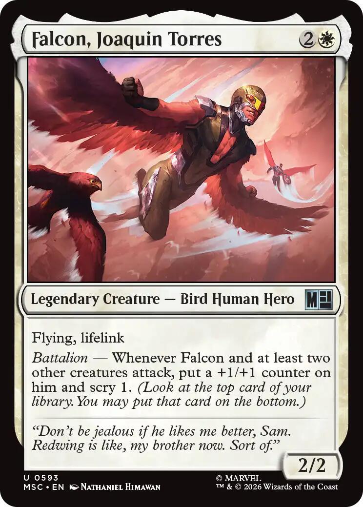 Falcon, Joaquin Torres (Magic Marvel Super Heroes Commander)