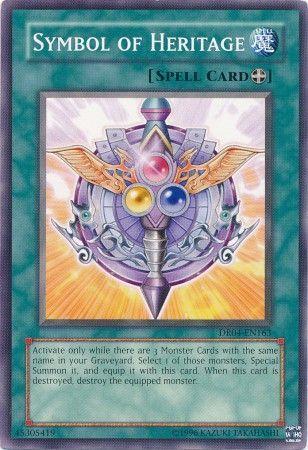 Symbol of Heritage DR04-EN163 YuGiOh Dark Revelation Volume 4
