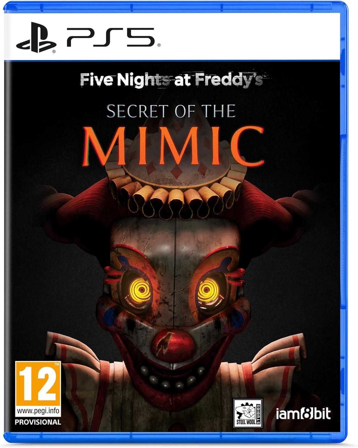 Carátula de Five Nights at Freddy’s: Secret of the Mimic para PS5 (edición PAL España)