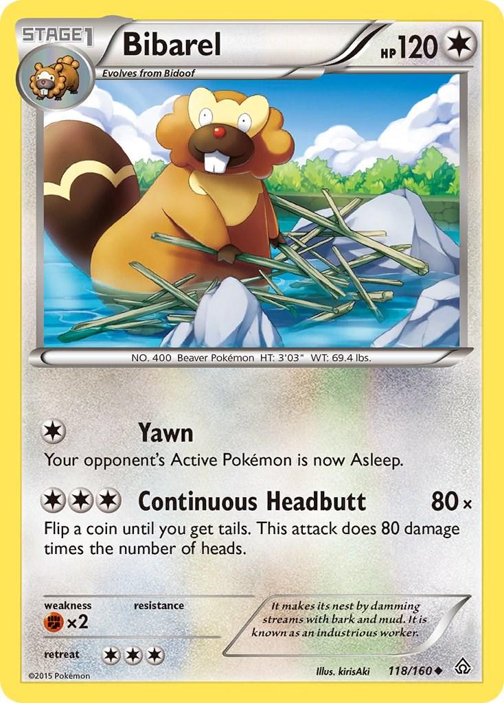 Bibarel #118 Pokemon Primal Clash