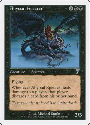 Abyssal Specter (Magic 7th Edition)