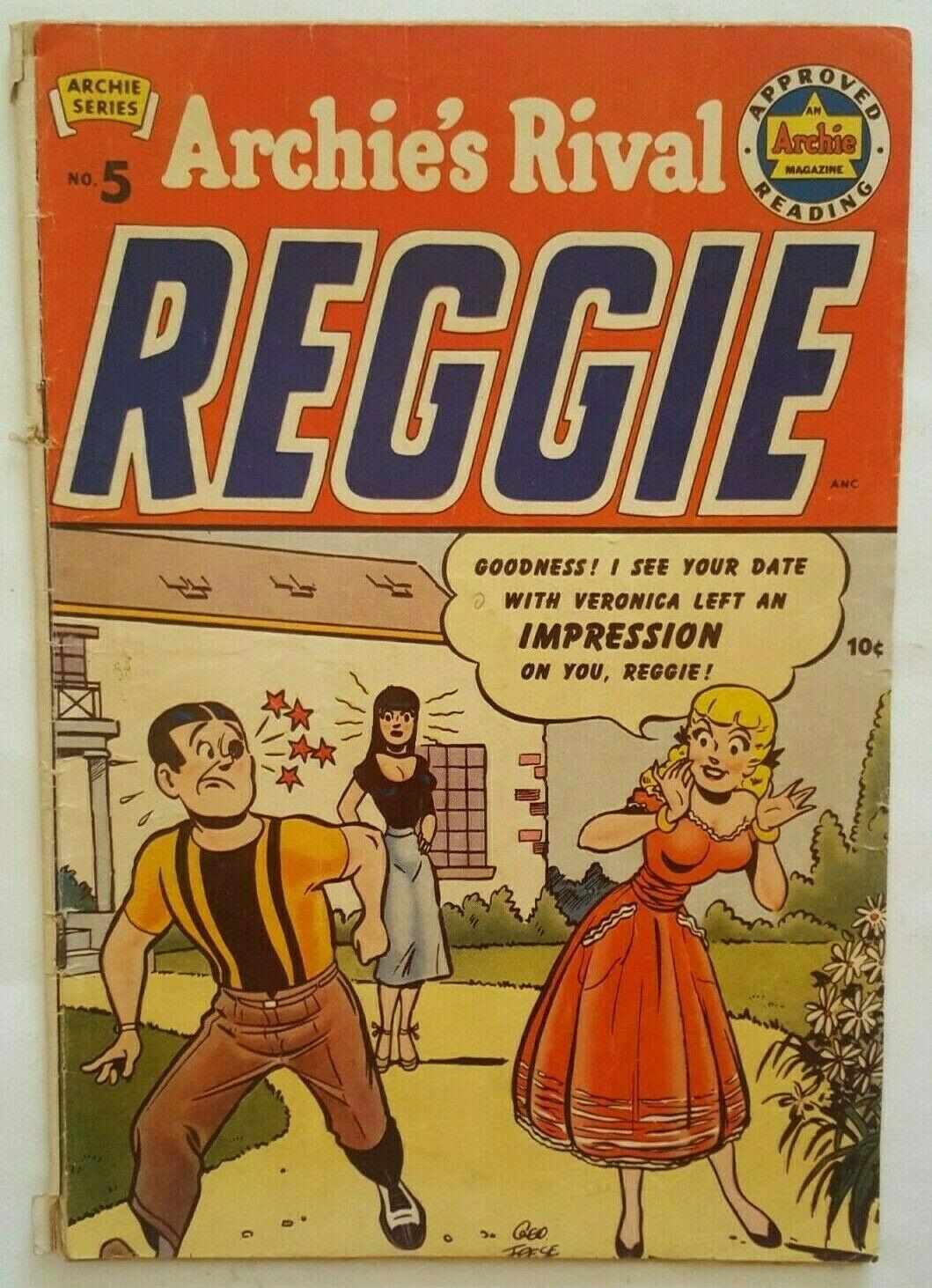 Archie's Rival Reggie #5 (1951) Comic Books Archie's Rival Reggie
