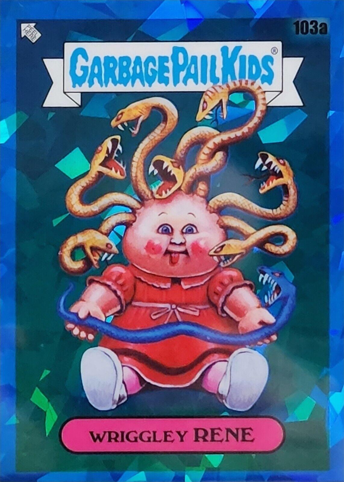 Wriggley RENE #103a Garbage Pail Kids 2021 Sapphire