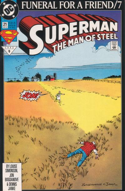 Superman: The Man of Steel #21 (1993) Comic Books Superman: The Man of Steel