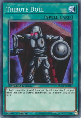 Tribute Doll SGX2-END17 YuGiOh Speed Duel GX: Midterm Paradox