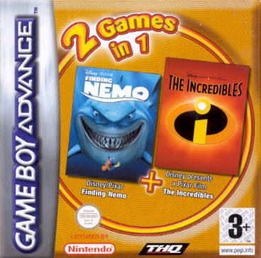 The Incredibles + Finding Nemo PAL GameBoy Advance