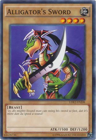 Alligator's Sword LDK2-ENJ08 YuGiOh Legendary Decks II