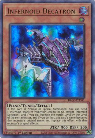 Infernoid Decatron BROL-EN081 YuGiOh Brothers of Legend
