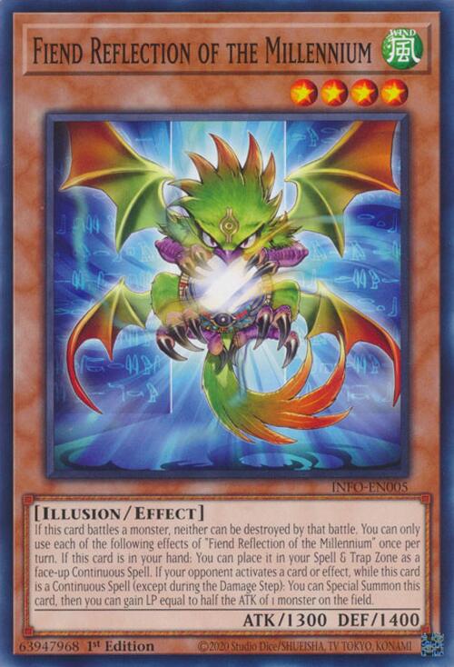Fiend Reflection of the Millennium INFO-EN005 YuGiOh The Infinite Forbidden