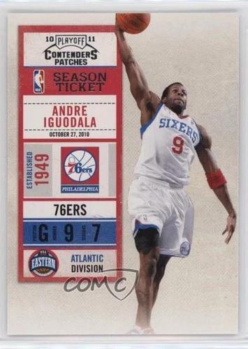 Andre Iguodala #64 2010 Panini Playoff Contenders Patches Basketball