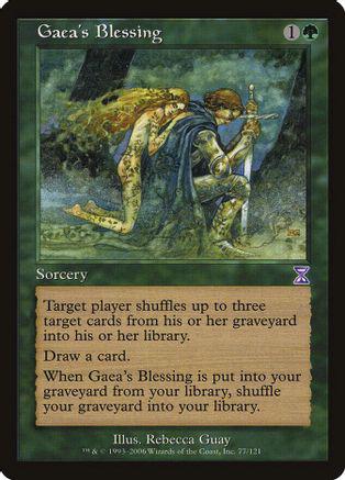 Gaea's Blessing Magic Time Spiral Timeshifted