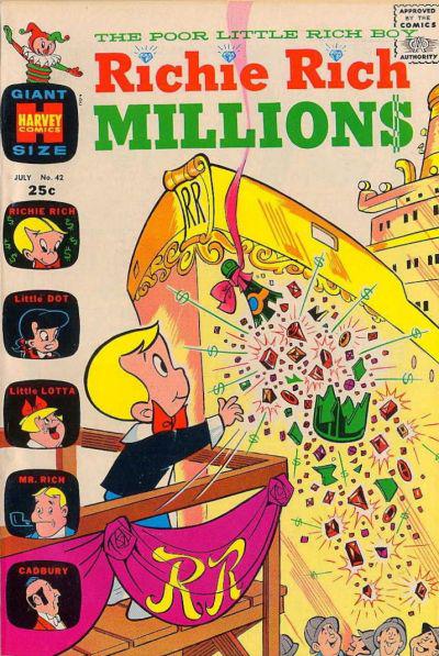Richie Rich Millions #42 (1970) Comic Books Richie Rich Millions