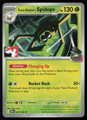 Team Rocket's Spidops [Prize Pack] #20 Pokemon Destined Rivals Prices