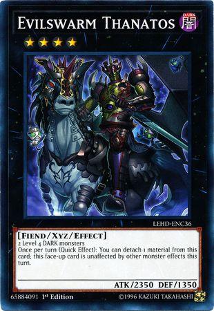 Evilswarm Thanatos LEHD-ENC36 YuGiOh Legendary Hero Decks