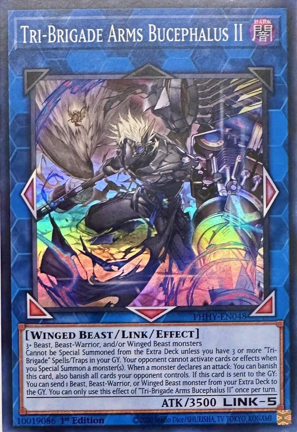Tri-Brigade Arms Bucephalus II PHHY-EN048 YuGiOh Photon Hypernova