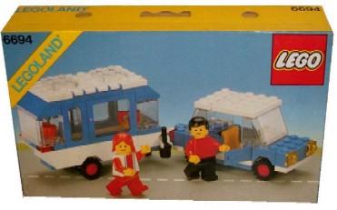 Car with Camper #6694 LEGO Town