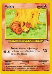 Vulpix #91 Pokemon Neo Destiny