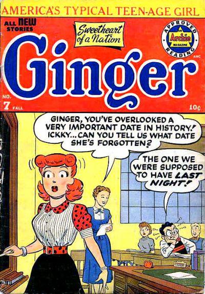 Ginger #7 (1953) Comic Books Ginger
