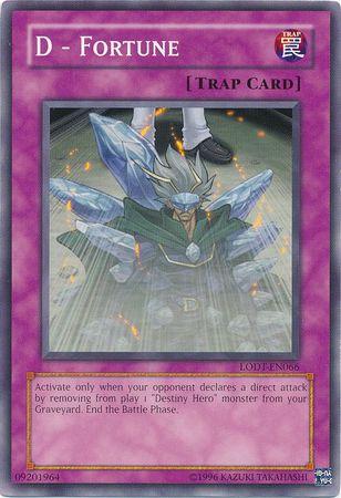 D - Fortune LODT-EN066 YuGiOh Light of Destruction