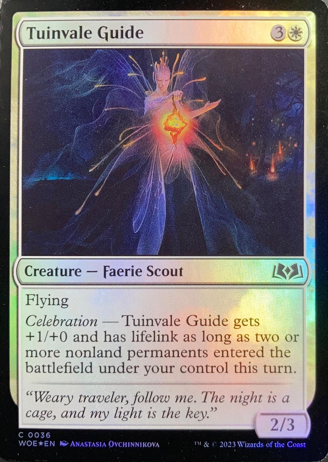 Tap to enlarge Tuinvale Guide – Foil, Magic Wilds of Eldraine