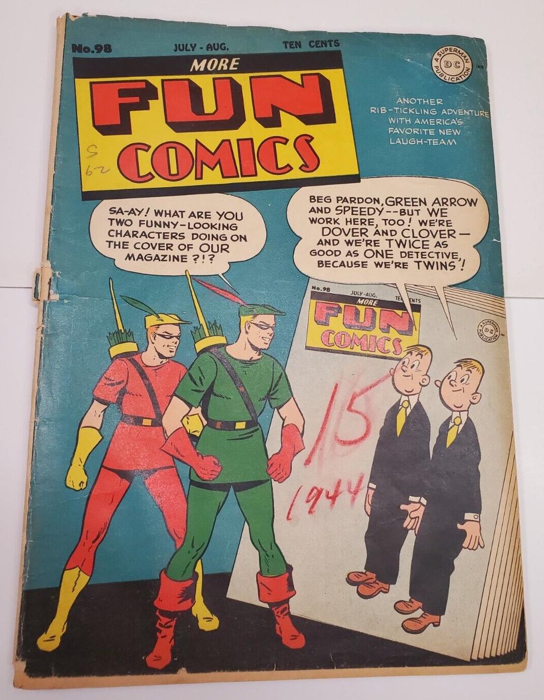More Fun Comics #98 (1944) Comic Books More Fun Comics