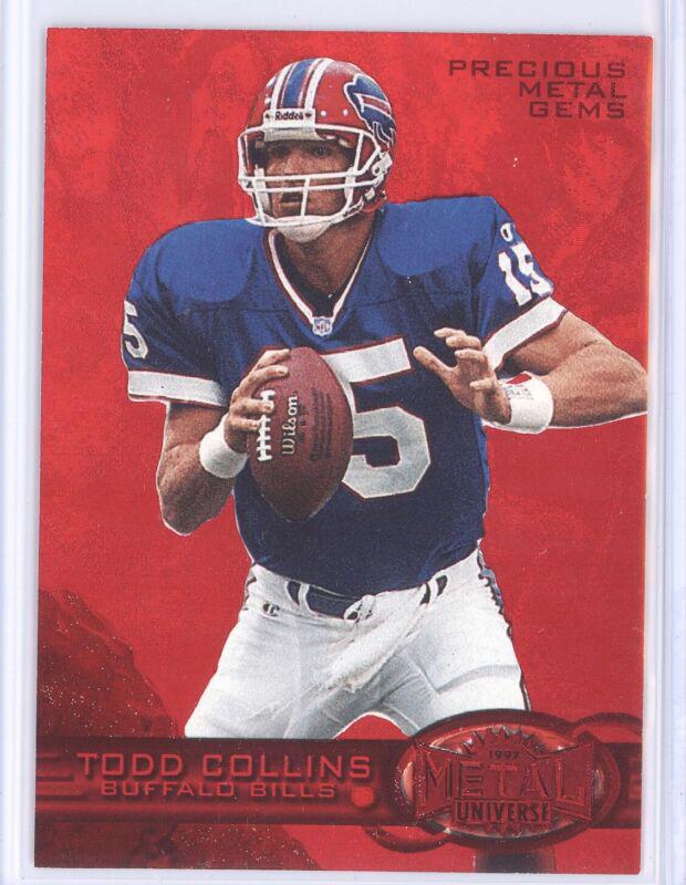 Todd Collins #6 Football Cards 1997 Metal Universe