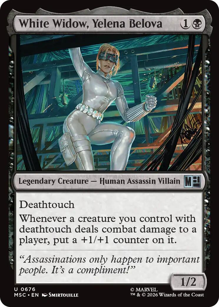 White Widow, Yelena Belova (Magic Marvel Super Heroes Commander)
