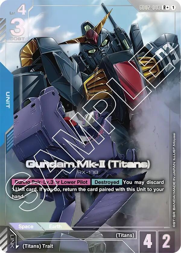 Gundam Mk-II Titans [R+] #GD02-003 Prices | Gundam Dual Impact