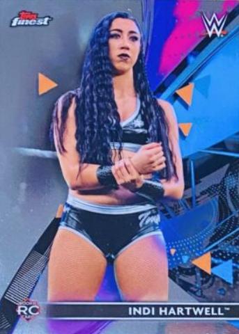 Indi Hartwell #84 Wrestling Cards 2021 Topps Finest WWE