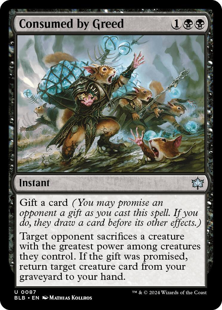 Consumed by Greed #87 Magic Bloomburrow