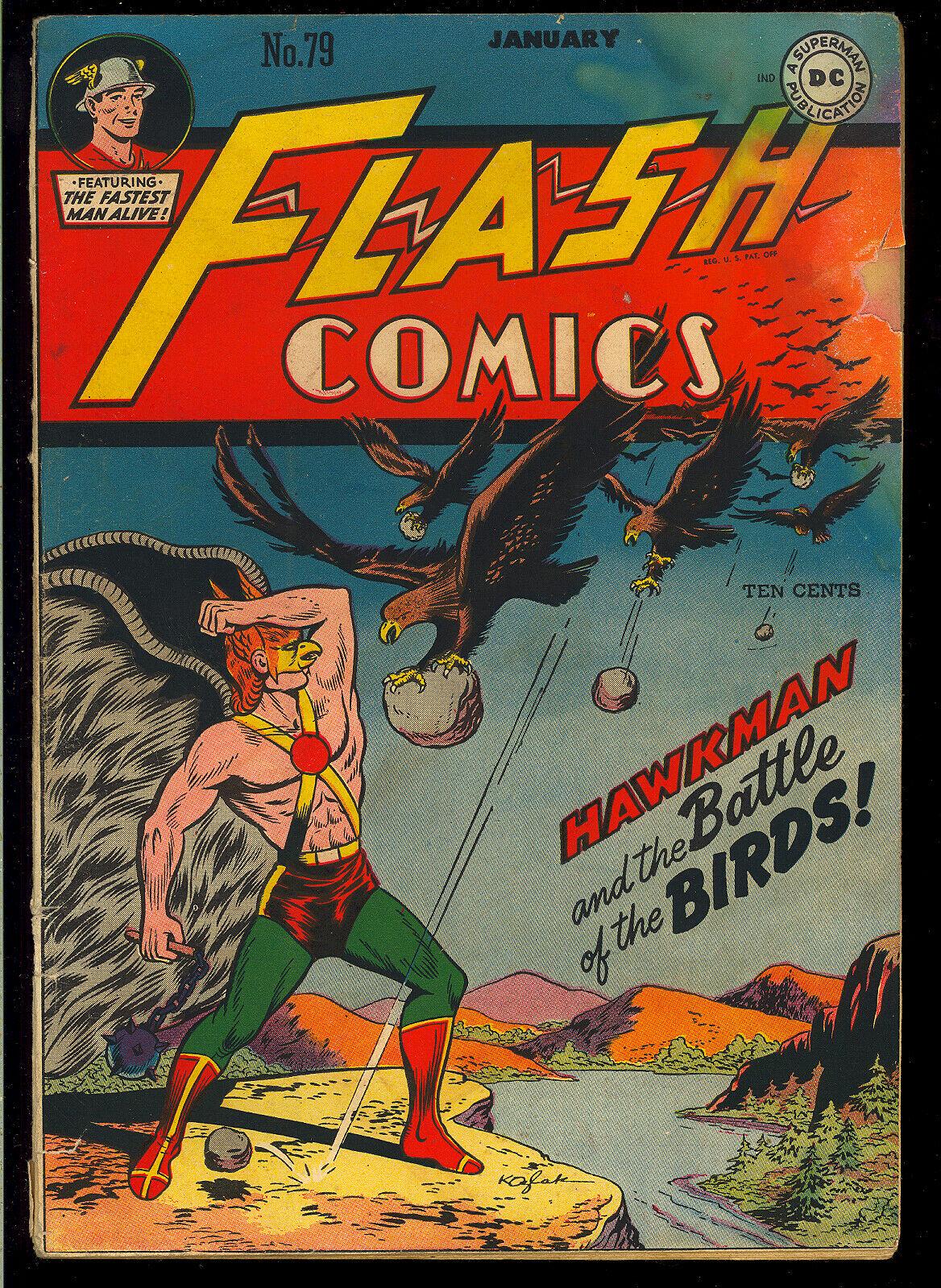 Flash Comics #79 (1947) Comic Books Flash Comics