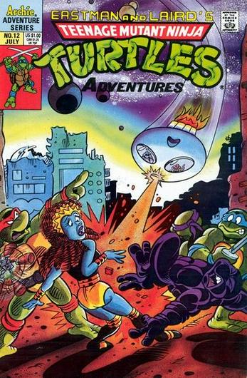 Teenage Mutant Ninja Turtles Adventures #12 (1990) Cover Art