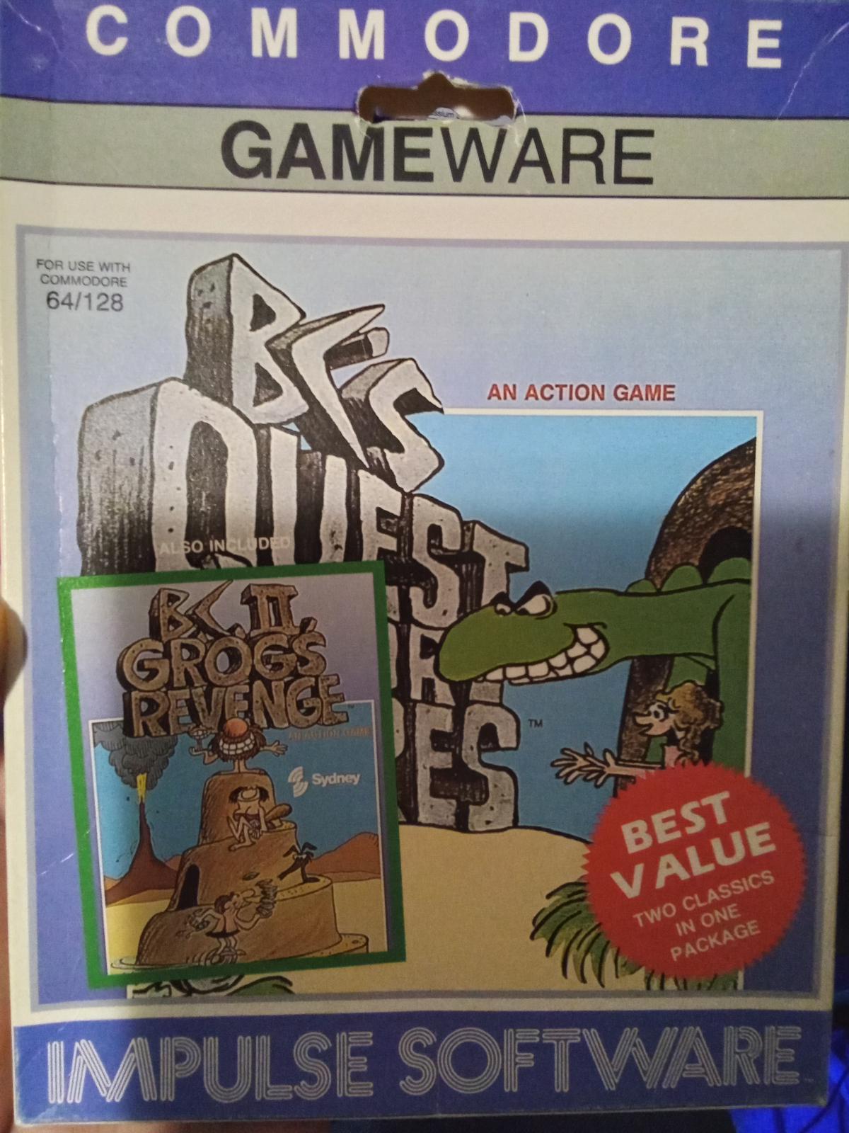 Quest for Tires and Grog's Revenge Commodore 64