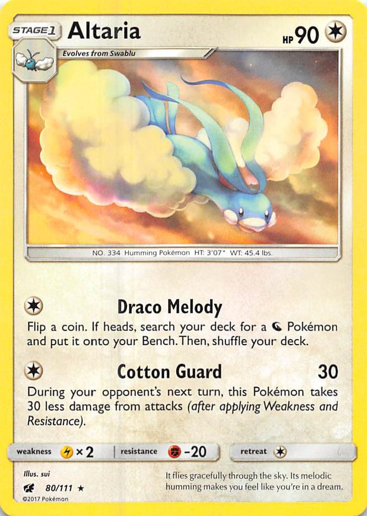 Altaria #80 Pokemon Crimson Invasion