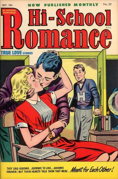 Hi-School Romance #32 (1954) Comic Books Hi-School Romance