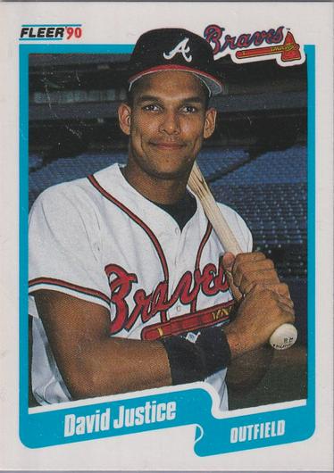 David Justice #586 Cover Art