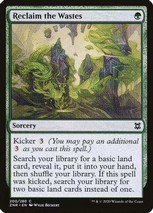 Reclaim the Wastes #200 Magic Zendikar Rising