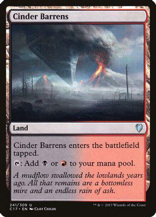 Cinder Barrens Magic Commander 2017