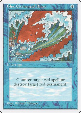Blue Elemental Blast Magic 4th Edition