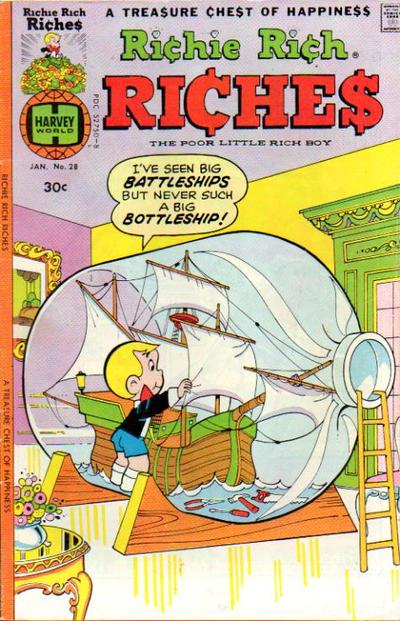 Richie Rich Riches #28 (1977) Comic Books Richie Rich Riches