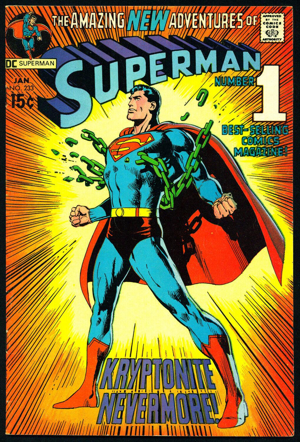 Superman #233 (1971) Comic Books Superman