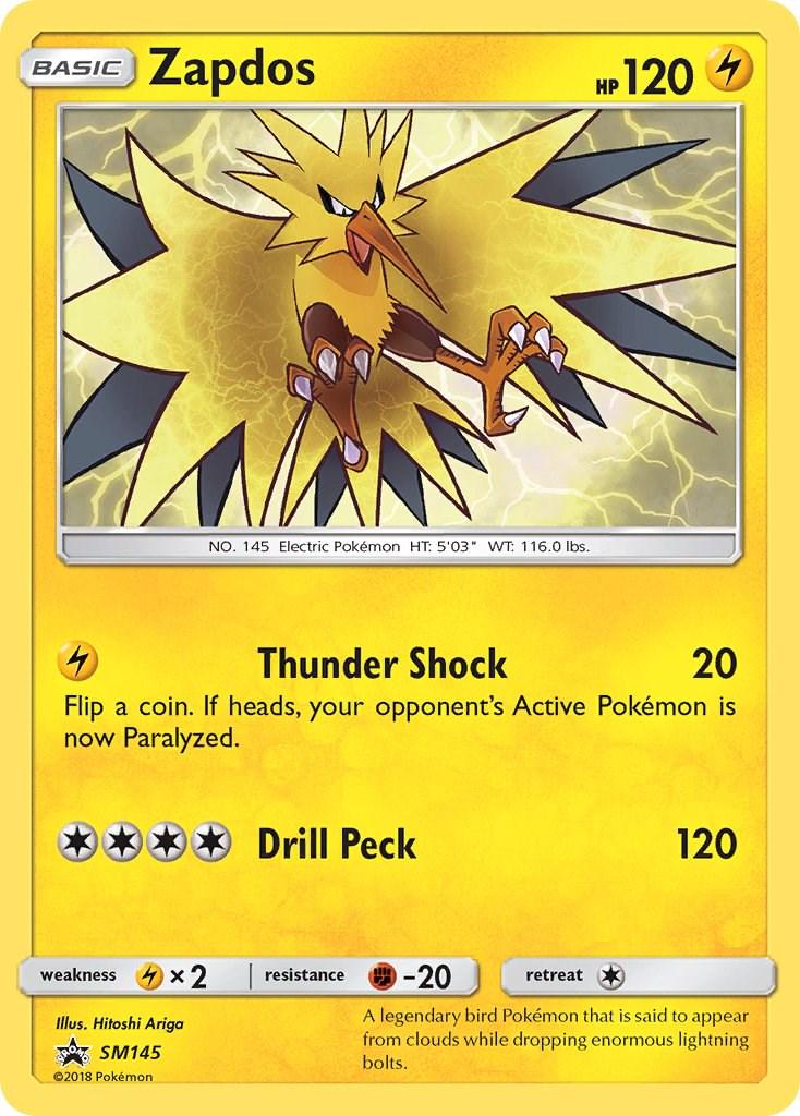 Zapdos #SM145 Pokemon Promo