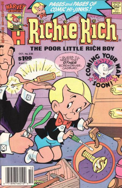 Richie Rich #236 (1988) Comic Books Richie Rich
