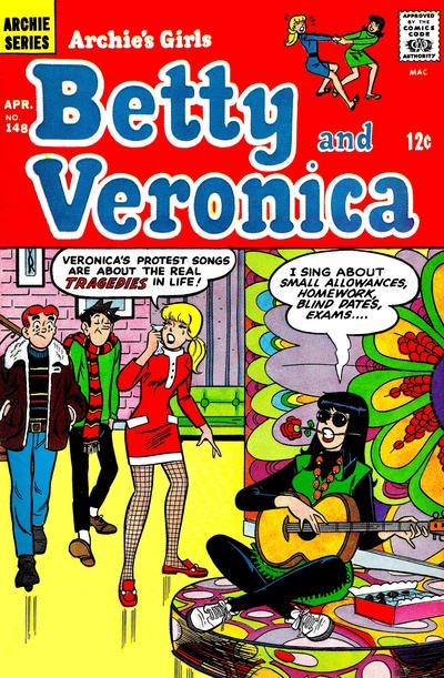 Archie's Girls Betty and Veronica #148 (1968) Comic Books Archie's Girls Betty and Veronica