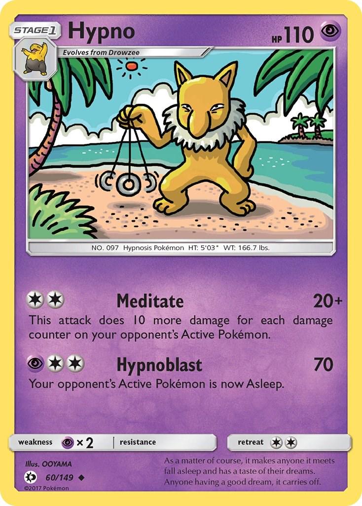 Hypno #60 Pokemon Sun & Moon