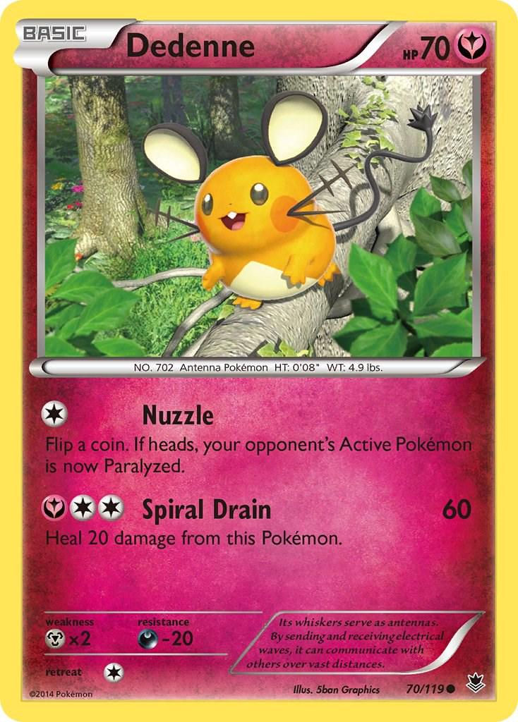 Dedenne #70 Pokemon Phantom Forces
