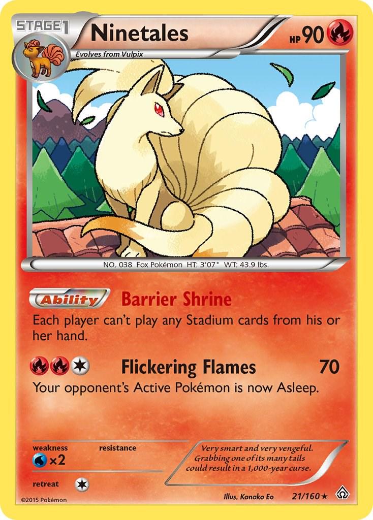 Ninetales #21 Pokemon Primal Clash