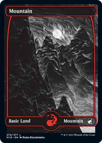 Mountain #274 Magic Innistrad: Midnight Hunt